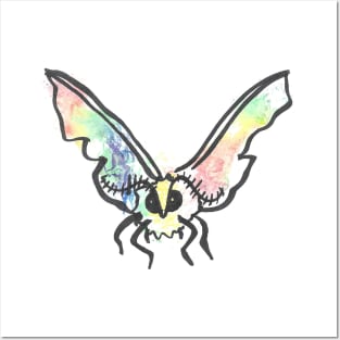 Watercolor Pride Moth Posters and Art